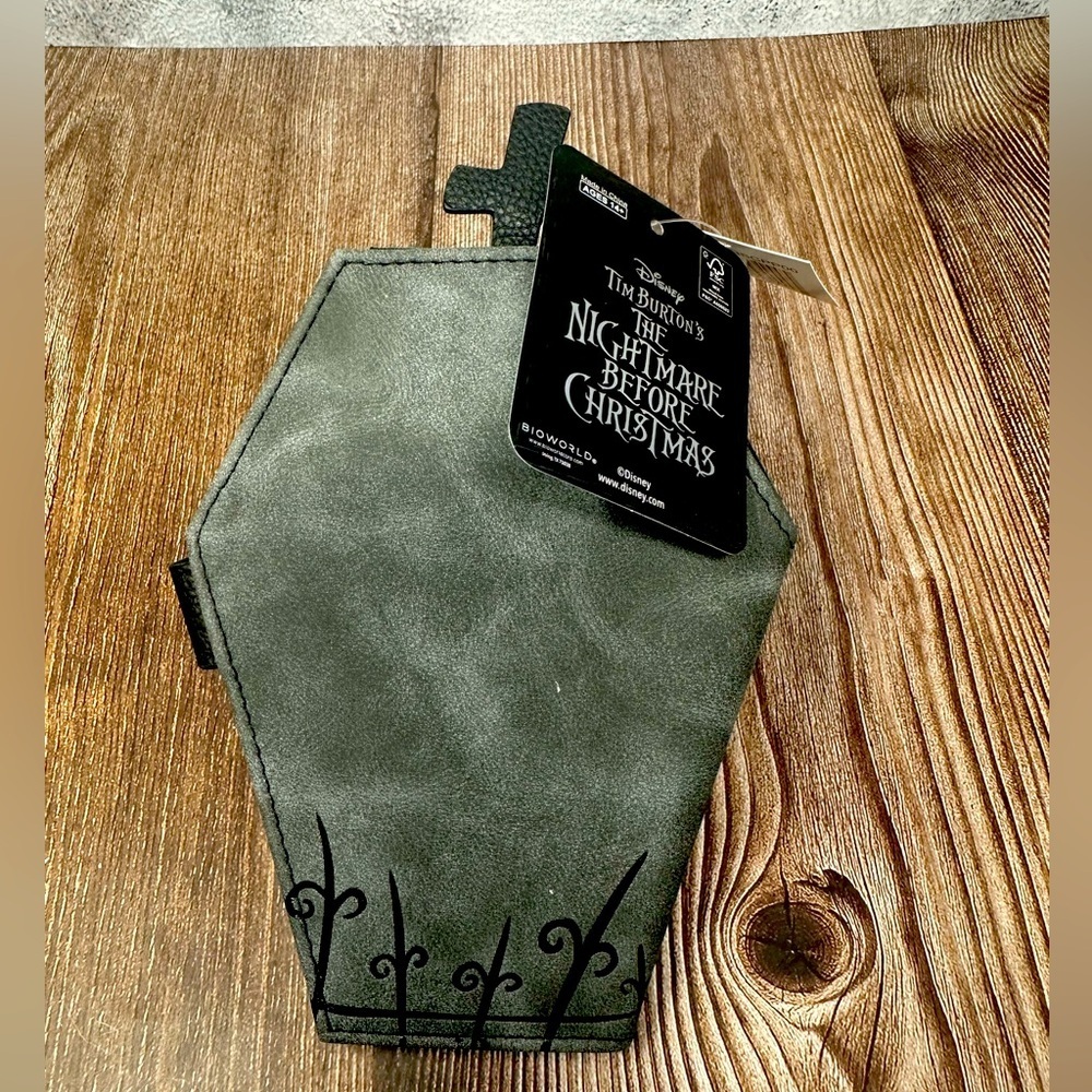 Nightmare Before Christmas Zero's Tombstone Novelty Wallet Cardholder NWT - Picture 3 of 6